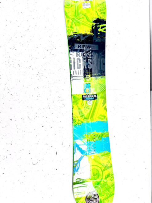 Vist Large View of Product Image Which is Used Rossignol TRICKSTICK Mens Snowboard Only Green 154 cm