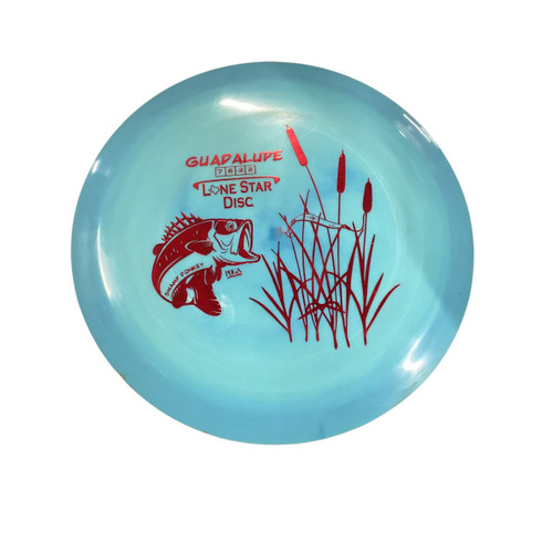 Vist Large View of Product Image Which is Used Lone Star Disc GUADALUPE Disc Golf Driver Sky Blue