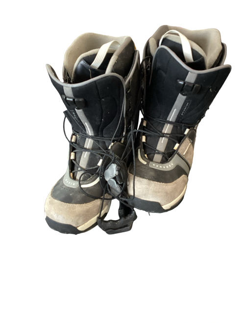 Vist Large View of Product Image Which is Used Salomon F20 Mens Snowboard Boots Black Senior 9.5