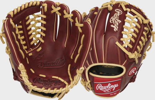 Vist Large View of Product Image Which is The Sandlot Series gloves feature an oiled pull-up leather that gives the models a unique vintage look and feel with minimal break-in required. The designs are further enhanced with pro-style patterns. #TeamRawlings