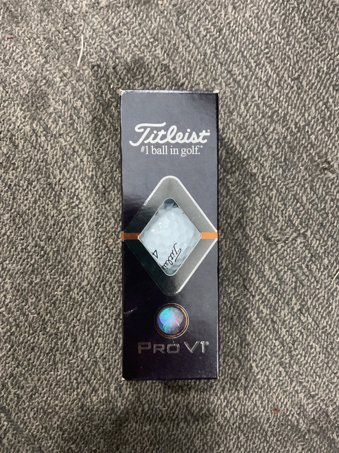 Vist Large View of Product Image Which is Used Titleist PRO V1 3PK 3 Ball - Golf Ball Sleeve