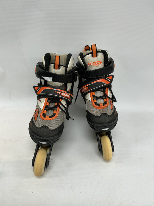 Vist Large View of Product Image Which is Used ABEC 3 CHROME Child Roller Quad Skates Black Adjustable