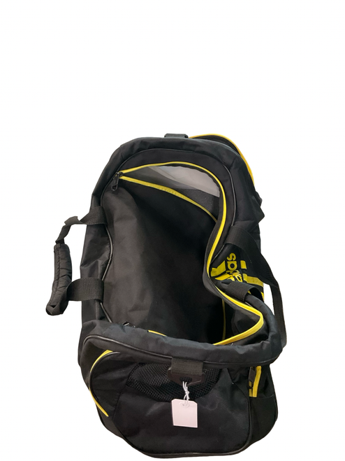 Vist Large View of Product Image Which is Used Adidas Soccer Player Duffel Bag Black