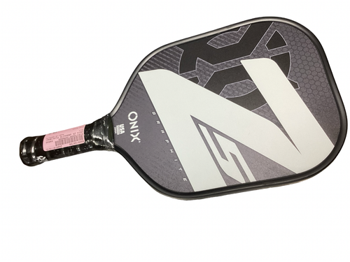 Vist Large View of Product Image Which is Used Onix Z5 GRAPHITE Pickleball Racquet Black