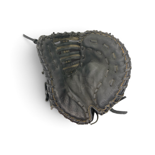 Vist Large View of Product Image Which is Used Rawlings Renegade First Base Mitt 11.5" Right Hand Throw Black, palm view