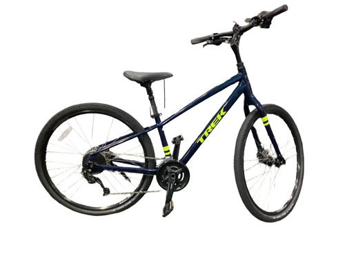 Vist Large View of Product Image Which is Used Trek VERVE 3 Mountain Bike Mens Navy Blue 43-47cm - 17-18" - MD Frame