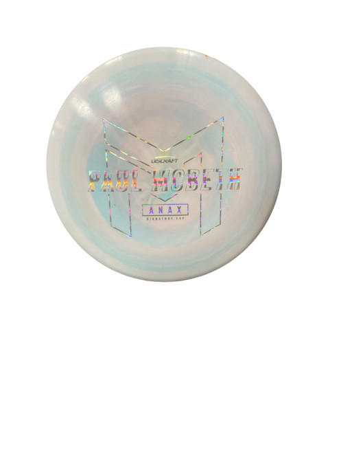 Vist Large View of Product Image Which is Used Discraft PAUL MCBETH Disc Golf Driver Sky Blue