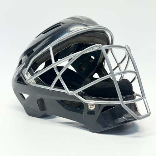 Vist Large View of Product Image Which is Used Easton GAMETIME Catchers Helmet w/Mask Black SM