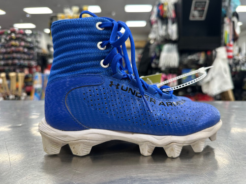 Vist Large View of Product Image Which is Used Under Armour FOOTBALL Jr FB Cleats Royal Blue Junior 02