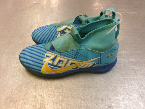 Vist Large View of Product Image Which is Used Nike Soccer Turf Shoes Royal Blue Junior 04
