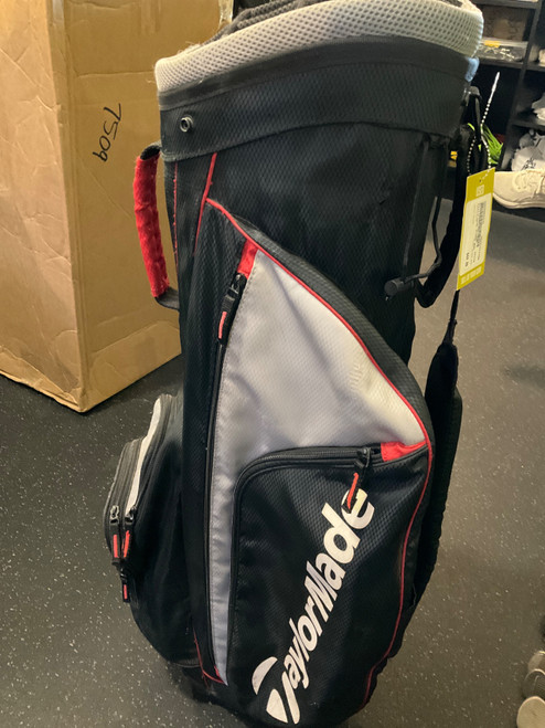 Vist Large View of Product Image Which is Used Taylormade STAND BAG Mens Cart Bag Black