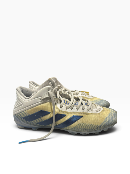 Vist Large View of Product Image Which is Used Adidas Adult FB Cleats White Senior 11.5