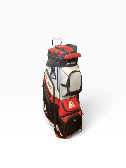 Vist Large View of Product Image Which is Used ASK ECHO 14 HOLE BAG Mens Cart Bag White