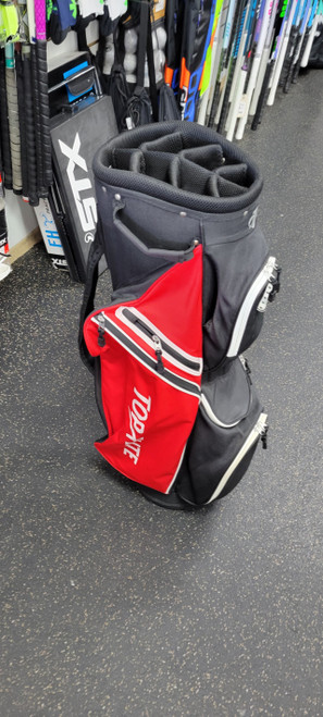 Vist Large View of Product Image Which is Used Top Flite CART BAG Mens Cart Bag Red