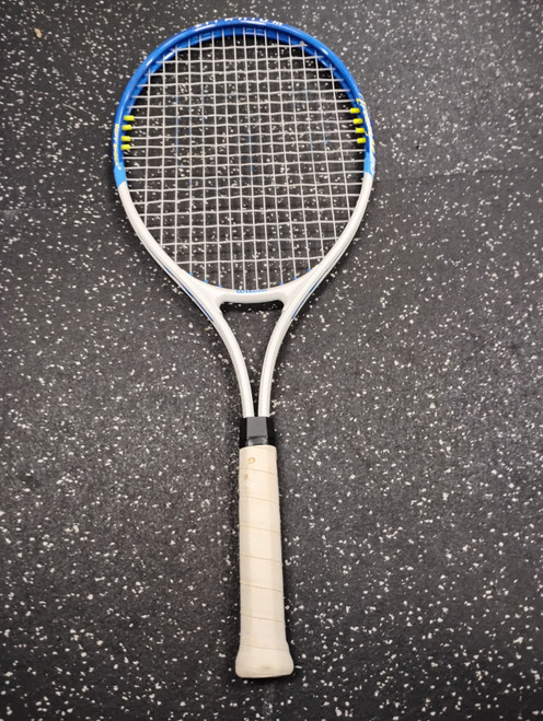 Vist Large View of Product Image Which is Used Wilson TRIUMPH 110 Adult Tennis Racquet Royal Blue 4 3/8"