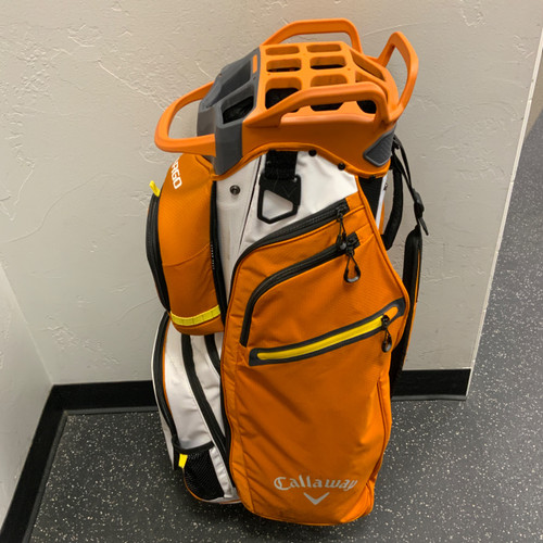Vist Large View of Product Image Which is Used Callaway CARGO Mens Cart Bag Orange