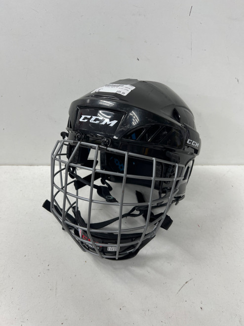 Vist Large View of Product Image Which is Used CCM XT99 Helmet Cage Combo Black MD