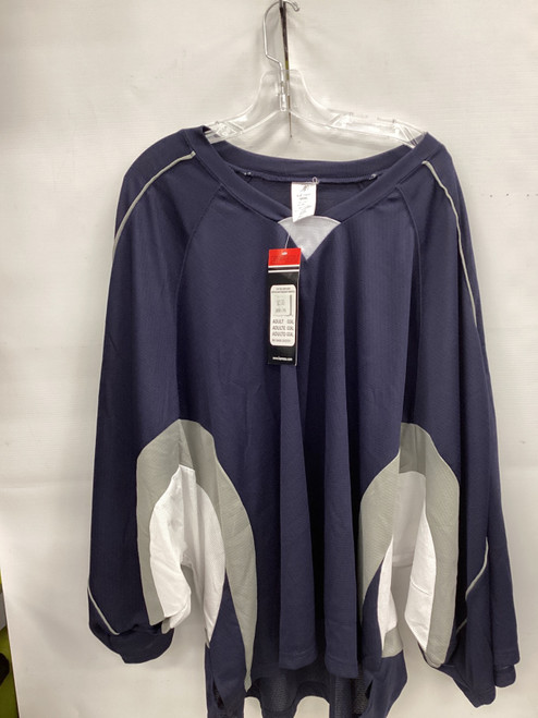 Vist Large View of Product Image Which is Used Kamazu GOALIE PRACTICE JERSEY Hockey Practice Jersey Navy Blue Senior