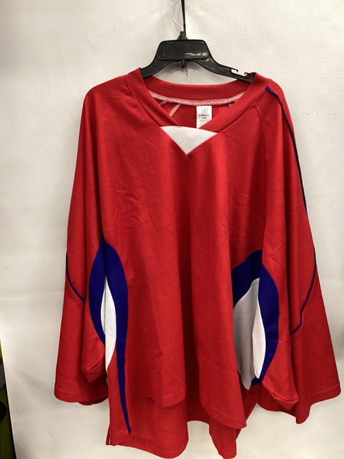 Vist Large View of Product Image Which is Used Kamazu GOALIE PRACTICE JERSEY Hockey Practice Jersey Red Senior
