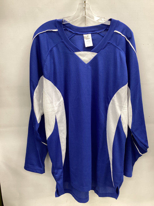 Vist Large View of Product Image Which is Used Kamazu PRACTICE JERSEY Hockey Practice Jersey Navy Blue LG