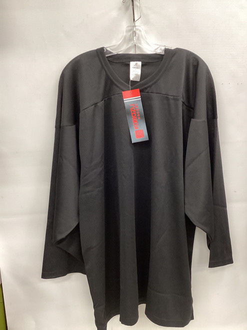 Vist Large View of Product Image Which is Used Kamazu PRACTICE JERSEY Hockey Practice Jersey Black LG