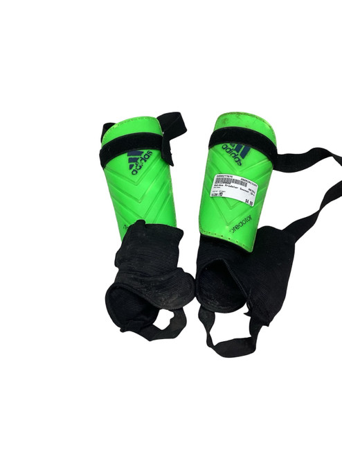 Vist Large View of Product Image Which is Used Adidas Soccer Shin Guards Adult Green MD