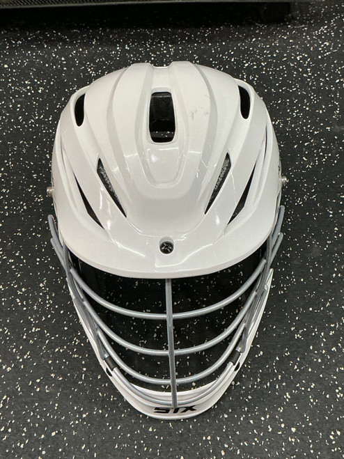 Vist Large View of Product Image Which is Used STX AERO Lacrosse Helmet White One Size