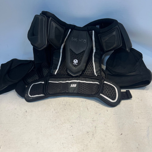 Vist Large View of Product Image Which is Used STX STALLION Lacrosse Shoulder Pads Black SM