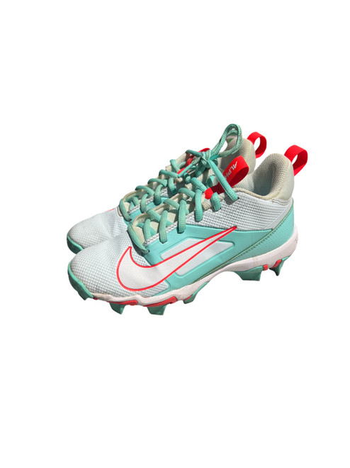 Vist Large View of Product Image Which is Used Nike ALPHA BB/SB Cleats Turquoise Junior 03
