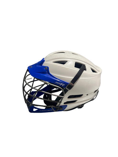 Vist Large View of Product Image Which is Used Cascade CPV-R Lacrosse Helmet White XS