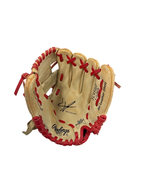 Vist Large View of Product Image Which is Used Rawlings 9.5IN GLOVE BB/SB Glove RH Throw Red 9 1/2"