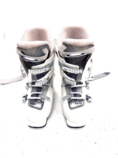 Vist Large View of Product Image Which is Used Head EDGE HF Womens DH Ski Boot White 245 MP - M06.5 - W07.5