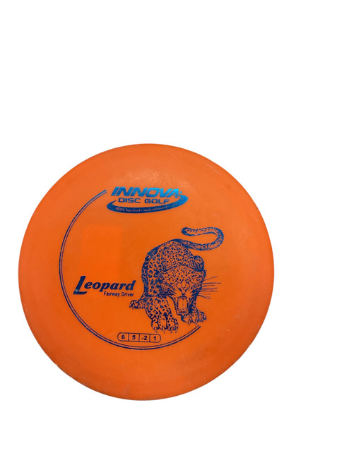 Vist Large View of Product Image Which is Used Innova LEOPARD Disc Golf Driver Orange
