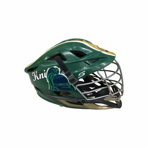 Vist Large View of Product Image Which is Used Cascade S Lacrosse Helmet Green One Size