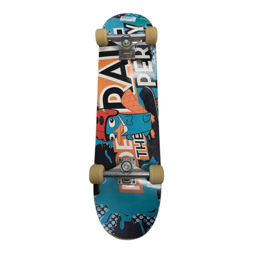 Vist Large View of Product Image Which is Used PERRY THE PLATYPUS Complete Skateboard Royal Blue Regular