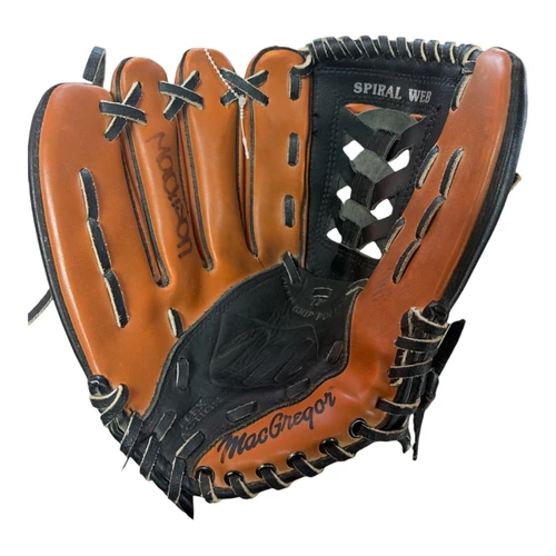 Vist Large View of Product Image Which is Used MacGregor FLEX ACION BB/SB Glove RH Throw Brown 12"
