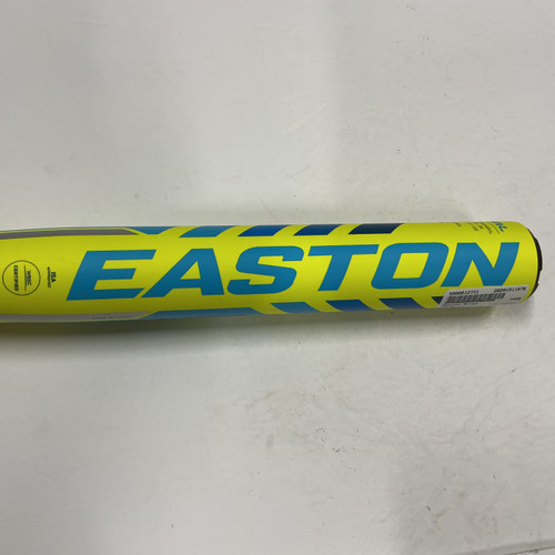 Vist Large View of Product Image Which is Used Easton Rival ESD4RVL Slowpitch Bat Royal Blue And Yellow 34"
