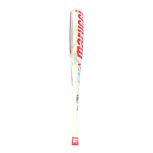 Vist Large View of Product Image Which is Used Marucci 2022 CAT X ALLOY 31/23 BB/SB USSSA 2 3/4 Bat White And Red 31"