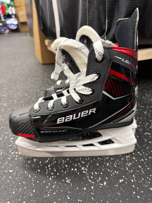 Vist Large View of Product Image Which is Used Bauer LIL ROOKIE SKATE ADJ 11-1 Junior Hockey Skate Adjustable