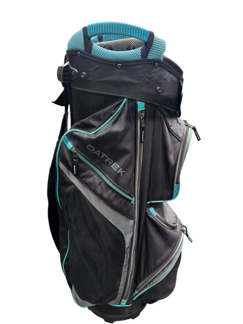 Vist Large View of Product Image Which is USED DATREK IDS 14 WAY CART BAG BLACK AND BLUE