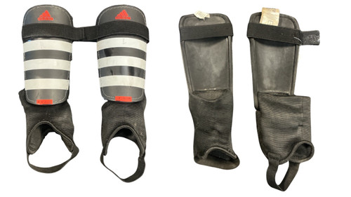 Vist Large View of Product Image Which is Used Adidas Soccer Shin Guards Junior Black MD