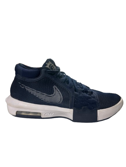 Vist Large View of Product Image Which is Used Nike Basketball Shoes M Navy Blue Senior 10