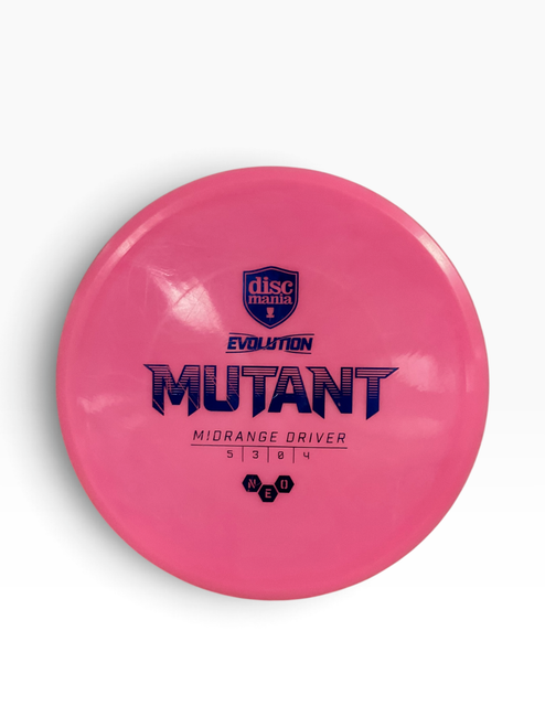 Vist Large View of Product Image Which is Used Discmania NEO MUTANT Disc Golf Mid Range Pink