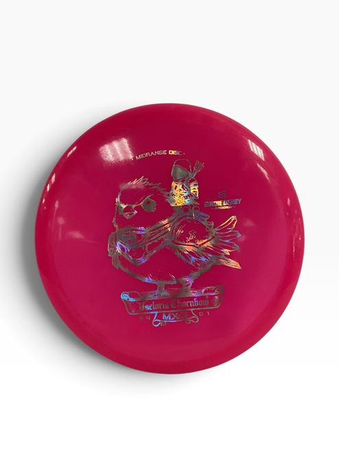 Vist Large View of Product Image Which is Used Prodigy Disc BIRDIE DERBY VAELORIA THORNBOW MX-3 Disc Golf Mid Range Pink