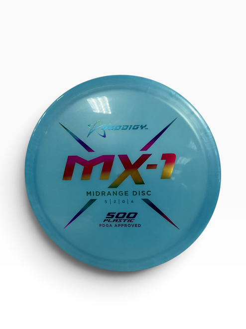 Vist Large View of Product Image Which is Used Prodigy Disc 500 MX-1 Disc Golf Mid Range Carolina Blue