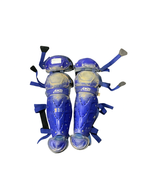 Vist Large View of Product Image Which is Used A.D STARR SHINGUARDS Catchers Leg Guards Royal Blue Adult