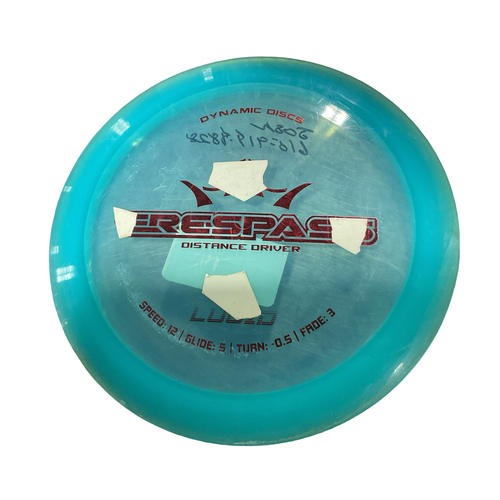 Vist Large View of Product Image Which is Used Dynamic Discs LUCID TRESSPASS Disc Golf Driver Royal Blue