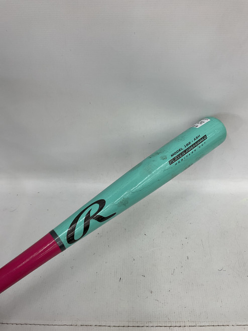 Vist Large View of Product Image Which is Used Rawlings MODEL 162 ASH BB/SB Wood Bat 28"