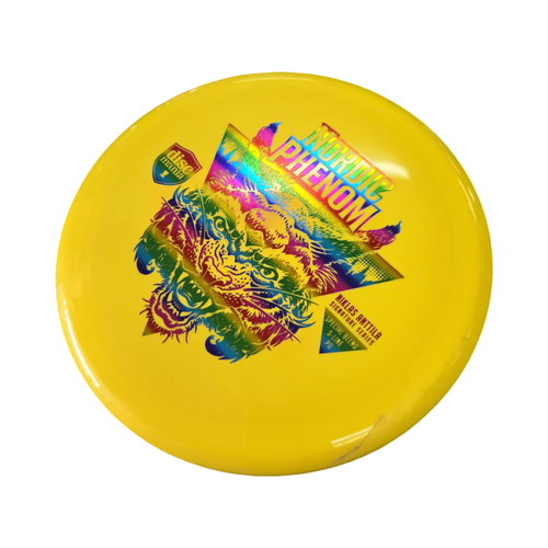 Vist Large View of Product Image Which is Used Discmania PD NORDIC PHENOM DRIVER Disc Golf Driver Yellow