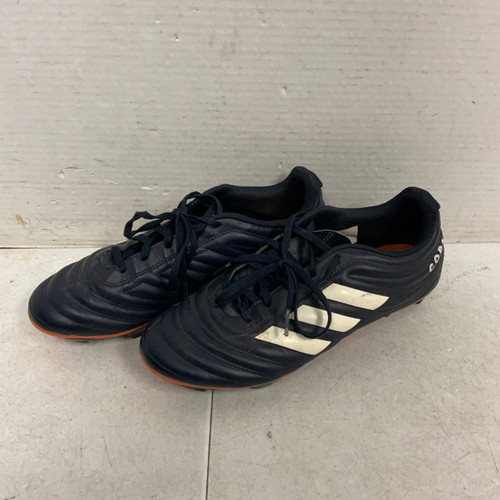 Vist Large View of Product Image Which is Used Adidas Soccer Cleats Navy Blue Senior 8.5
